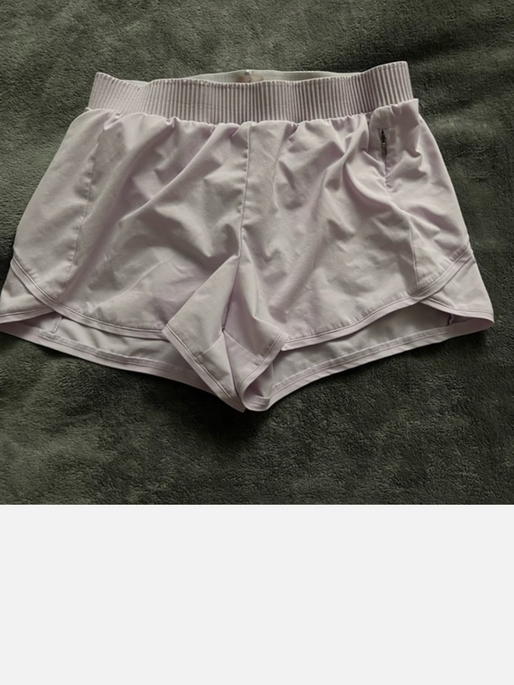 Women’s Calia Rib-Waist Active Shorts - Light Lavender Excellent Condition